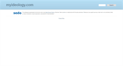 Desktop Screenshot of myideology.com